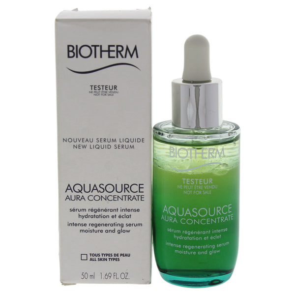 Biotherm Aquasource Aura Concentrate by Biotherm for Women - 1.7 oz Serum (Tester)