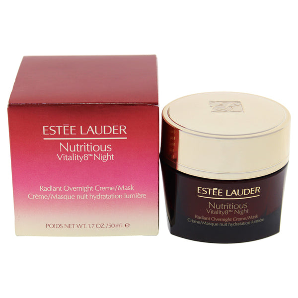 Estee Lauder Nutritious Vitality8 Radiant Night Creme-Mask by Estee Lauder for Women - 1.7 oz Mask