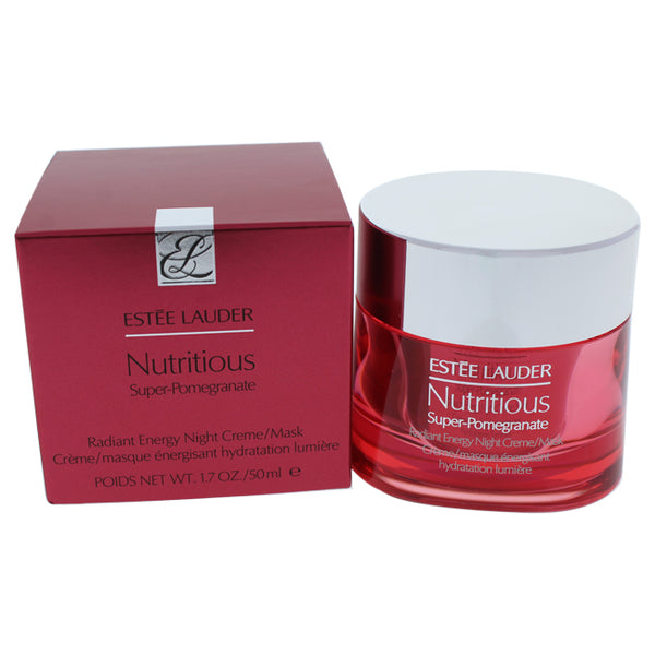 Estee Lauder Nutritious Super-Pomegranate Radiant Energy Night Creme-Mask by Estee Lauder for Women - 1.7 oz Mask