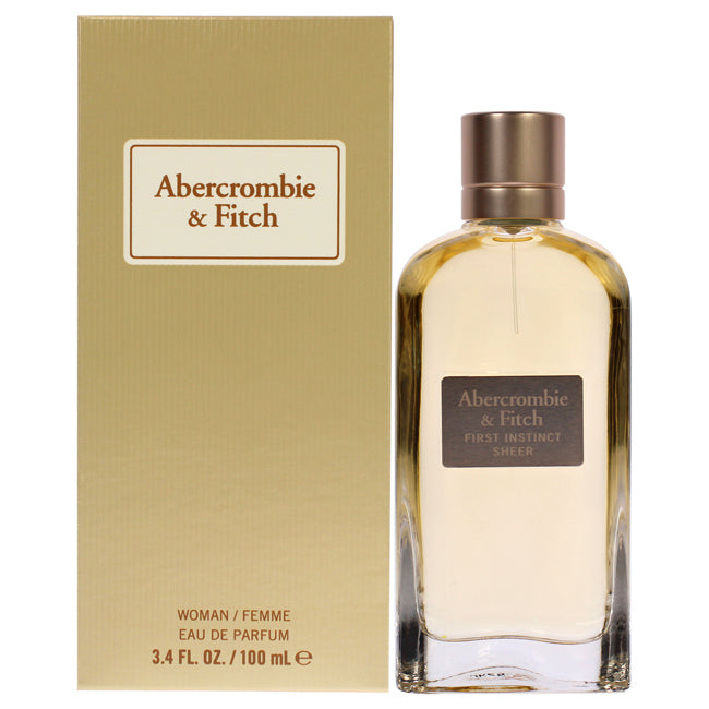Abercrombie and Fitch First Instinct Sheer by Abercrombie and Fitch for Women - 3.4 oz EDP Spray