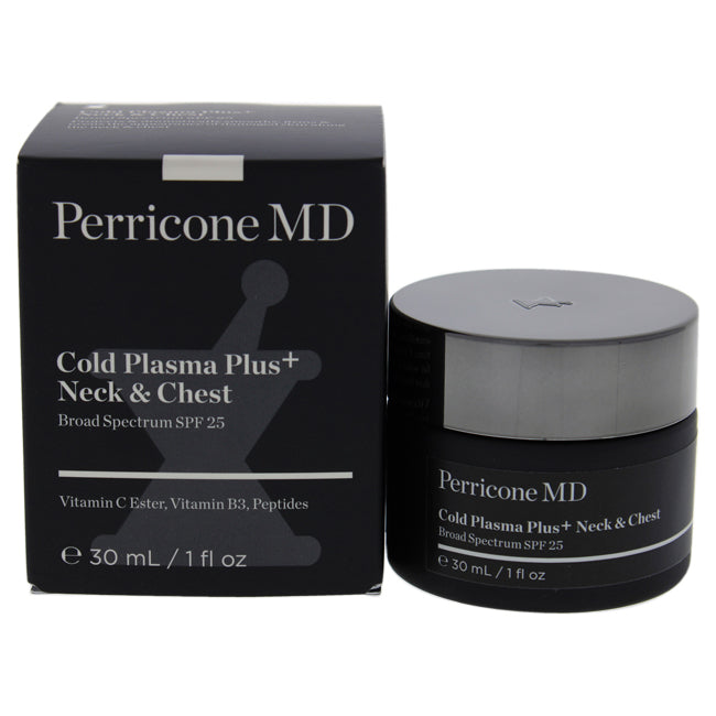 Perricone MD Cold Plasma Plus Neck and Chest SPF 25 by Perricone MD for Unisex - 1 oz Moisturizer