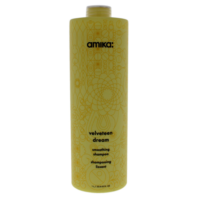 Amika Velveteen Dream Smoothing Shampoo by Amika for Unisex - 33.8 oz Shampoo