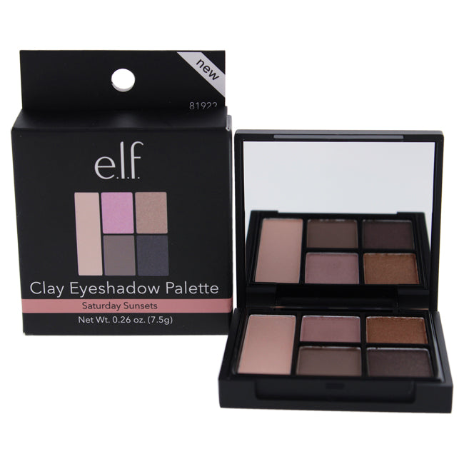e.l.f. Clay Eyeshadow Palette Saturday Sunsets by e.l.f. for Women