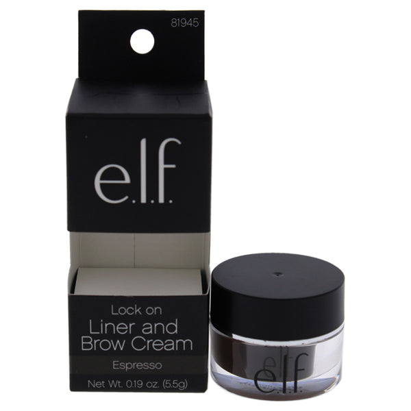 e.l.f. Lock On Liner and Brow Cream - Espresso by e.l.f. for Women - 0.17 oz Cream