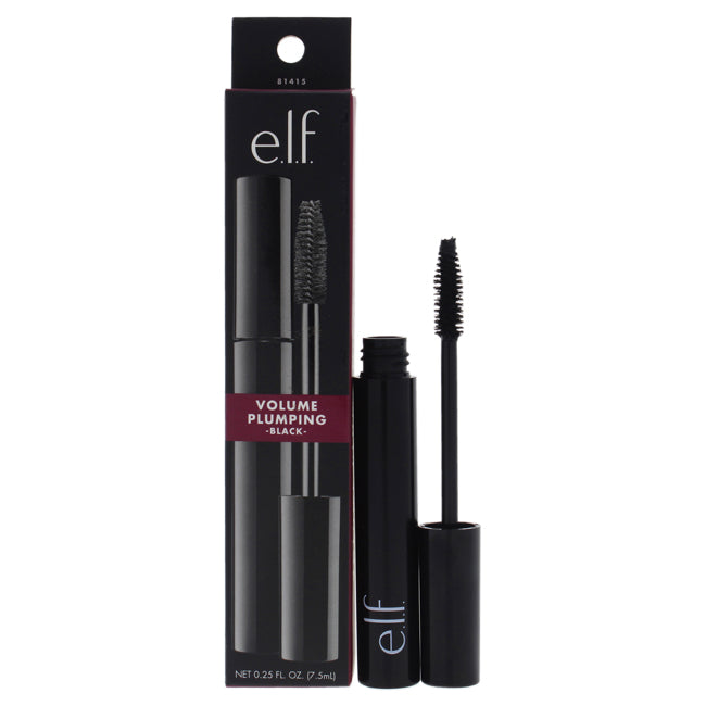 e.l.f. Volume Plumping Mascara - Black by e.l.f. for Women - 0.25 oz Mascara