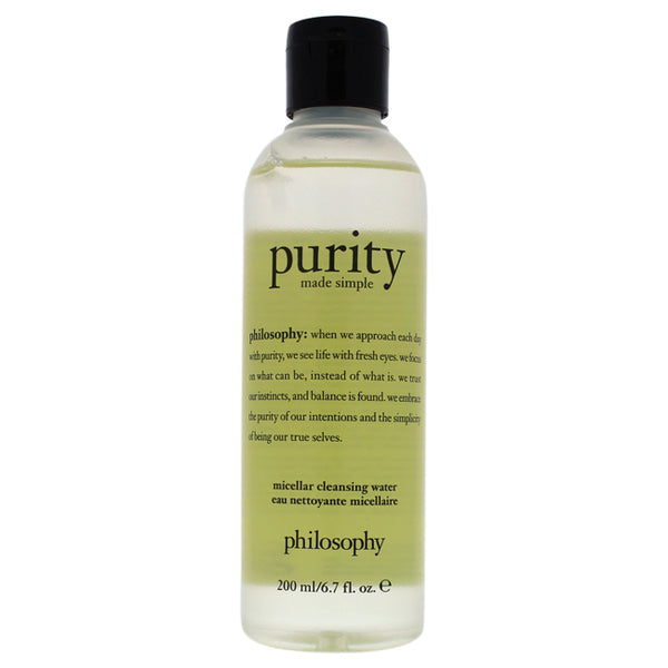 Philosophy Purity Made Simple Micellar Cleansing Water by Philosophy for Women - 6.7 oz Cleanser