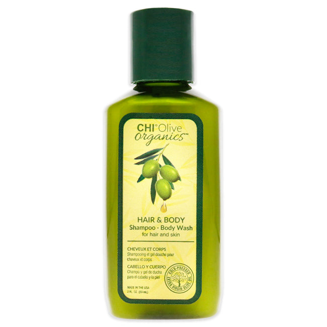 CHI Olive Organics Hair and Body Shampoo Body Wash by CHI for Unisex - 2 oz Body Wash