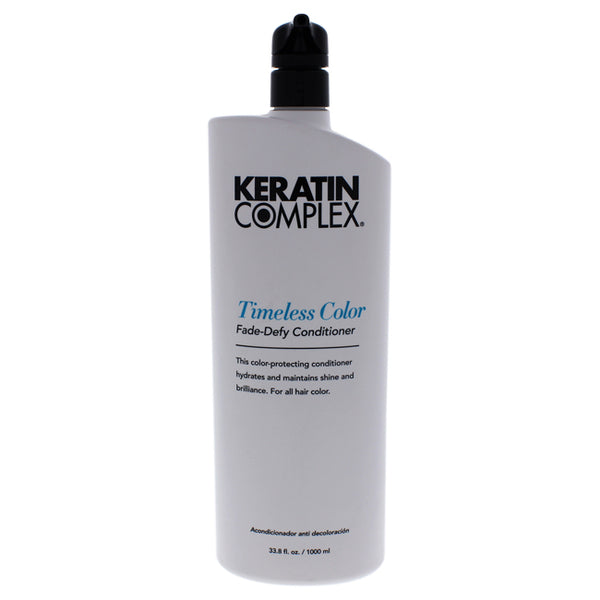 Keratin Complex Timeless Color Fade-Defy Conditioner by Keratin Complex for Unisex - 33.8 oz Conditioner