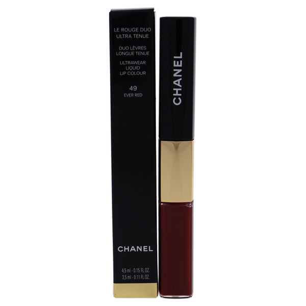 Chanel Le Rouge Duo Ultra Tenue Ultra Wear Liquid Lip Colour - 49 Ever Red by Chanel for Women - 0.26 oz Lipstick