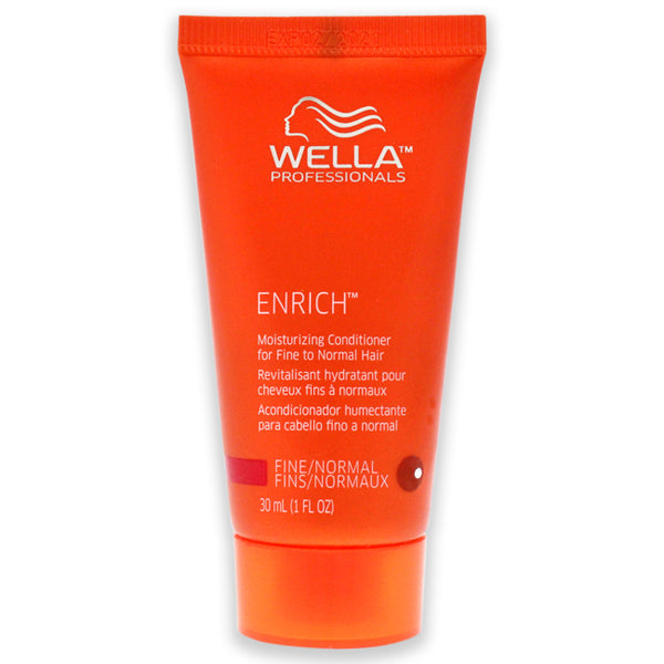 Wella Enrich Moisturizing Conditioner For Fine To Normal Hair by Wella for Unisex - 1 oz Conditioner