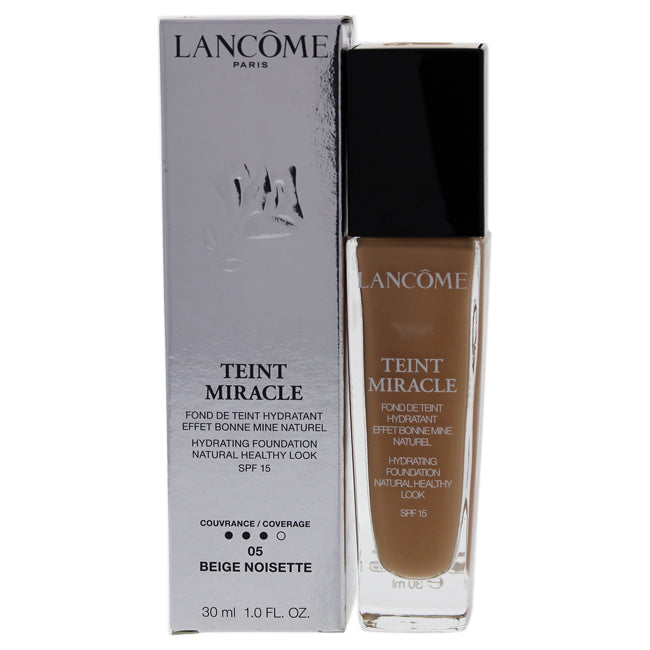 Lancome Teint Miracle Hydrating Foundation SPF 15 - # 05 Beige Noisette by Lancome for Women - 1 oz Foundation