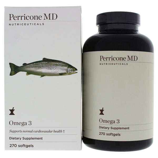 Perricone MD Omega 3 Supplements by Perricone MD for Unisex - 270 Count Softgels