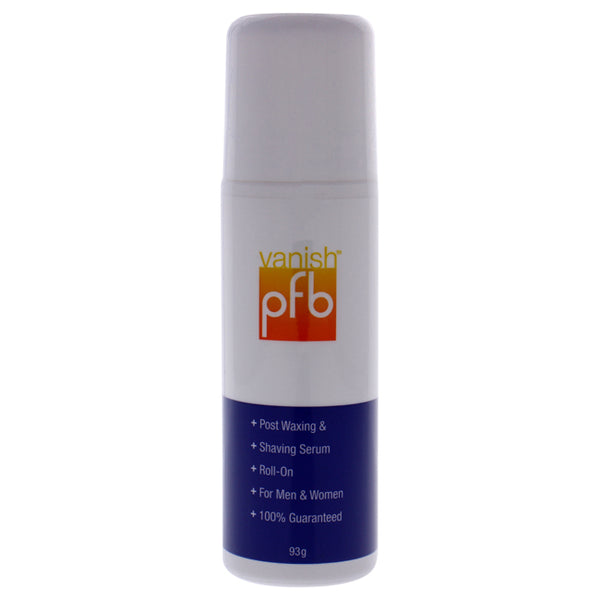PFB Vanish Vanish Roll On Shaving Gel by PFB Vanish for Unisex - 3.28 oz Shaving Gel