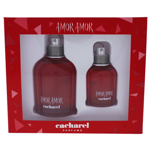 Cacharel Amor Amor by Cacharel for Women - 2 Pc Gift Set 3.4oz EDT Spray, 1oz EDT Spray