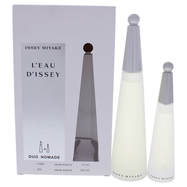 Issey Miyake Leau Dissey by Issey Miyake for Women - 2 Pc Gift Set 3.3oz EDT Spray, 0.84oz EDT Spray