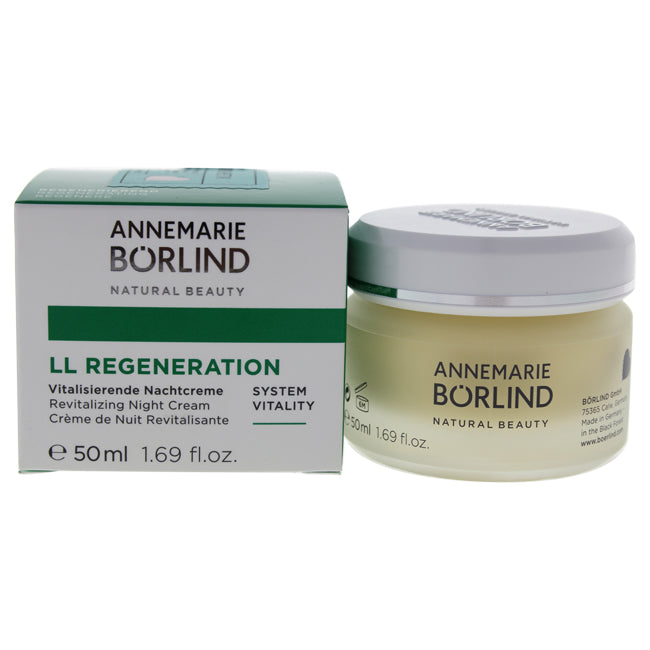 Annemarie Borlind LL Regeneration System Vitality Revitalizing Night Cream by Annemarie Borlind for Unisex - 1.7 oz Cream