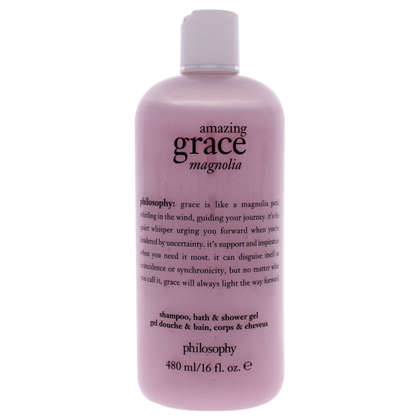 Philosophy Amazing Grace Magnolia by Philosophy for Women - 16 oz Shampoo, Bath and Shower Gel