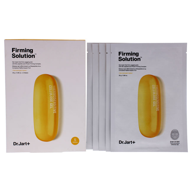 Dr. Jart+ Firming Solution Gel Mask by Dr. Jart+ for Unisex - 5 Pc Mask