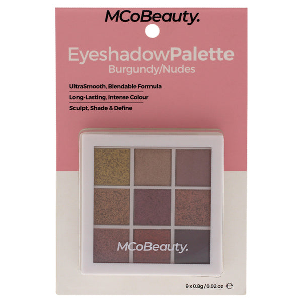 MCoBeauty Eyeshadow Palette - Burgundy-Nudes by MCoBeauty for Women - 0.02 oz Eyeshadow