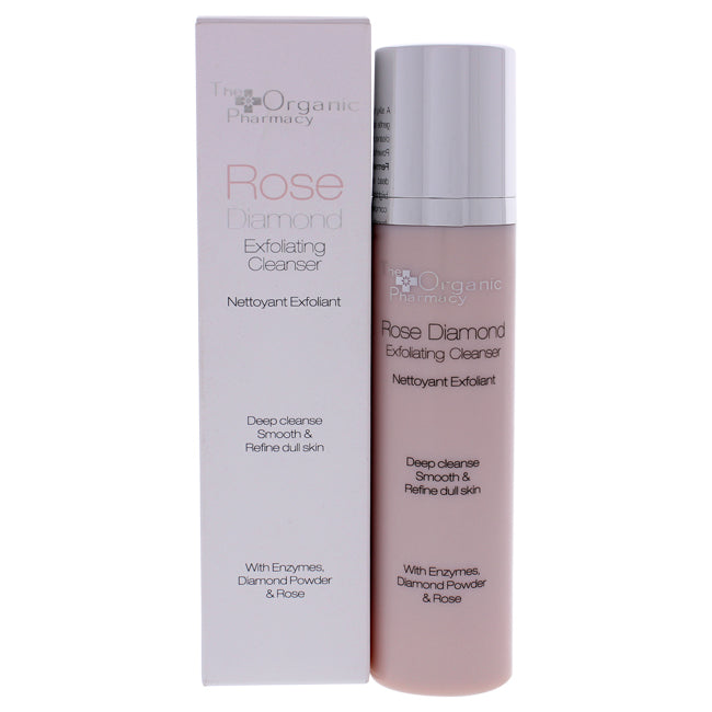 The Organic Pharmacy Rose Diamond Exfoliating Cleanser by The Organic Pharmacy for Unisex - 4 oz Cleanser