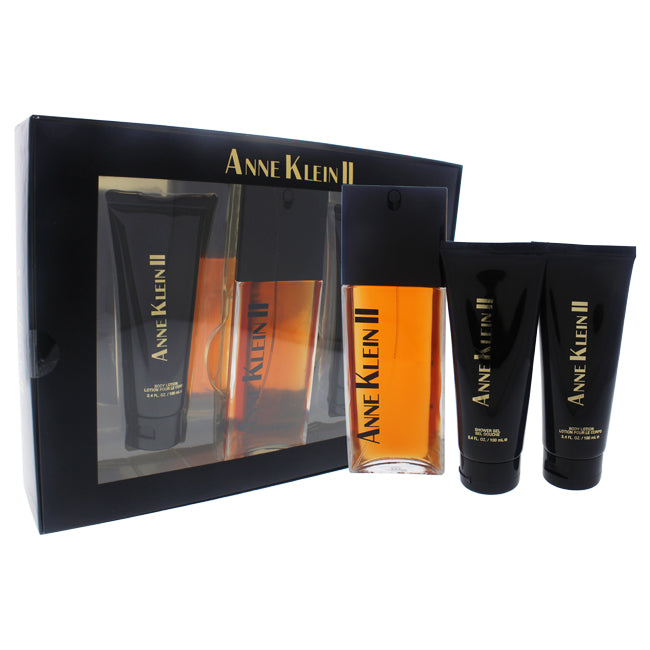 Anne Klein Anne Klein II by Anne Klein for Women - 3 Pc Gift Set 3.4oz EDP Spray, 3.4oz Body lotion, 3.4oz Shower Gel