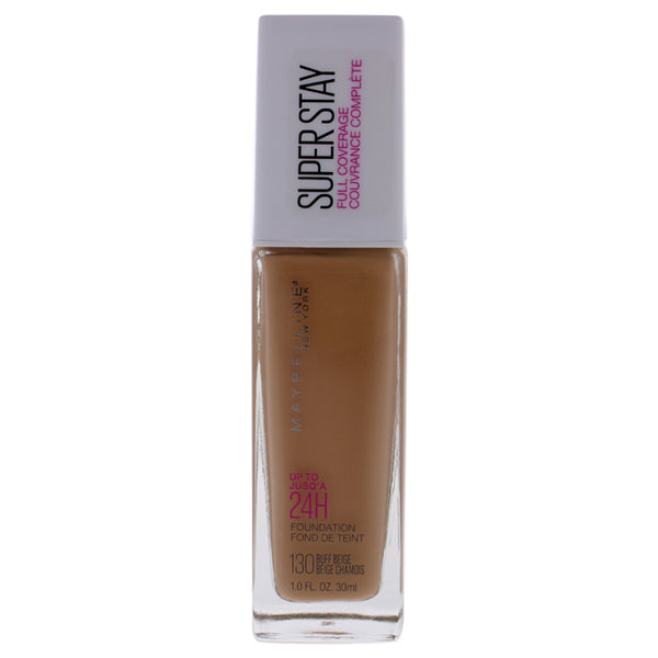 Maybelline Superstay Full Coverage Foundation - 130 Buff Beige by Maybelline for Women - 1 oz Foundation