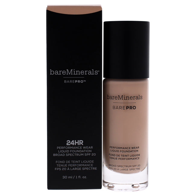 bareMinerals BarePro Performance Wear Liquid Foundation SPF 20 - 7.5 Shell by bareMinerals for Women - 1 oz Foundation