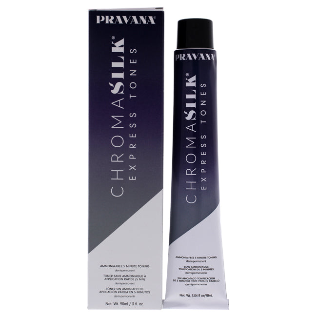 Pravana ChromaSilk Express Tones - Smokey Silver by Pravana for Unisex - 3 oz Hair Color