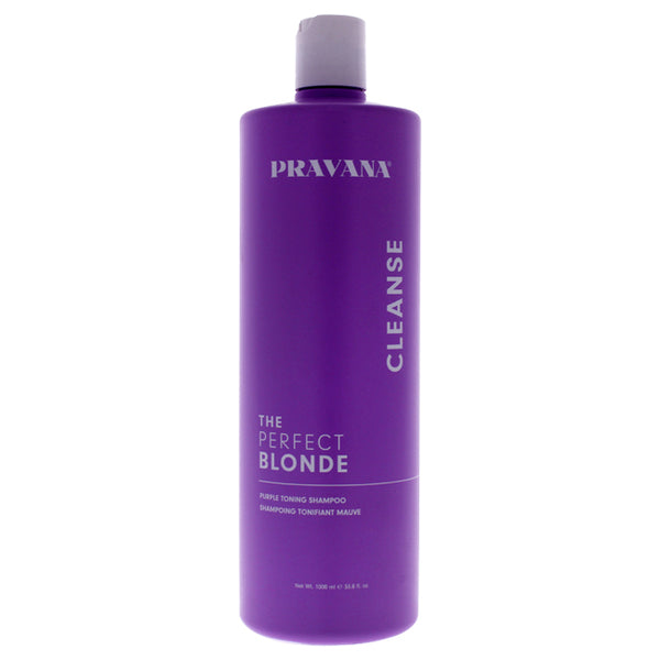 Pravana The Perfect Blonde Purple Toning Shampoo by Pravana for Unisex - 33.8 oz Shampoo