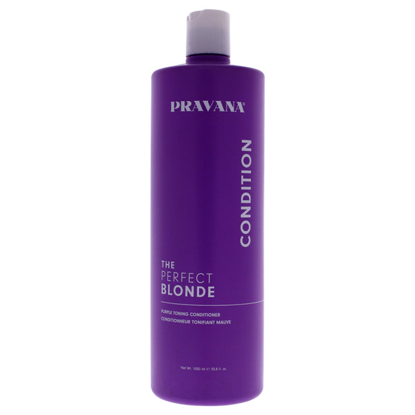 Pravana The Perfect Blonde Purple Toning Conditioner by Pravana for Unisex - 33.8 oz Conditioner