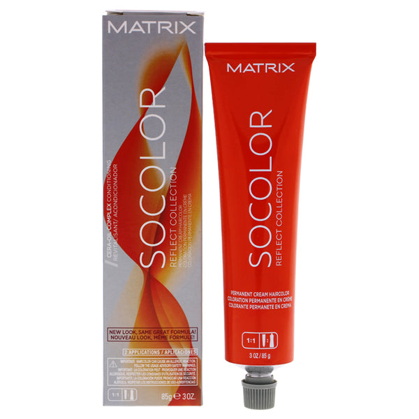 Matrix Socolor Reflect Collection Cream Hair Color 4RVPlus - Dark Brown Red Violet Plus by Matrix for Unisex - 3 oz Hair Color