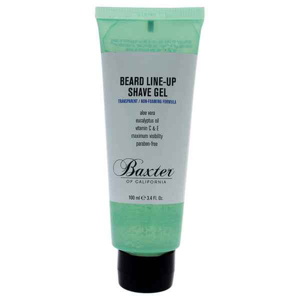 Baxter Of California Beard Line-Up Shave Gel by Baxter Of California for Men - 3.4 oz Shave Gel