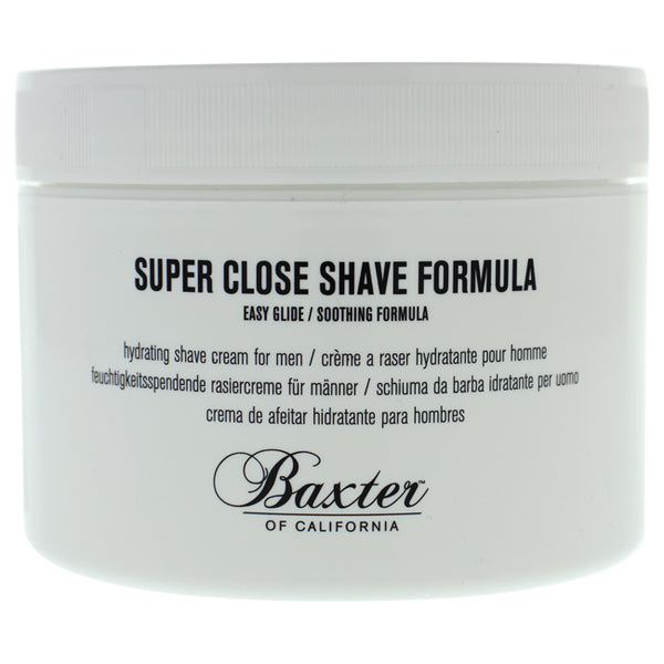 Baxter Of California Super Close Shave Formula by Baxter Of California for Men - 8 oz Shave Cream