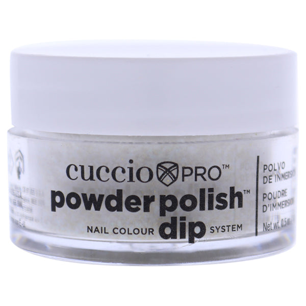 Cuccio Pro Powder Polish Nail Colour Dip System - Gold Glitter by Cuccio for Women - 0.5 oz Nail Powder