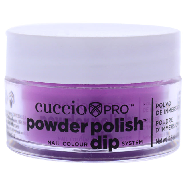 Cuccio Pro Powder Polish Nail Colour Dip System - Neon Purple by Cuccio for Women - 0.5 oz Nail Powder