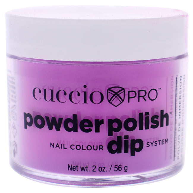 Cuccio Pro Powder Polish Nail Colour Dip System - Neon Purple by Cuccio for Women - 1.6 oz Nail Powder