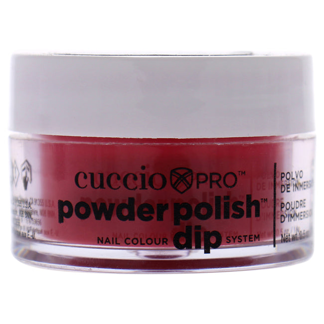 Cuccio Pro Powder Polish Nail Colour Dip System - Candy Apple Red by Cuccio for Women - 0.5 oz Nail Powder