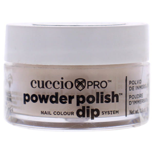 Cuccio Pro Powder Polish Nail Colour Dip System - Amaretto Cream Tan by Cuccio for Women - 0.5 oz Nail Powder