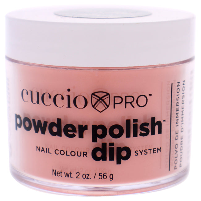 Cuccio Pro Powder Polish Nail Colour Dip System - Peach by Cuccio for Women - 1.6 oz Nail Powder