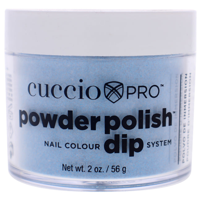 Cuccio Pro Powder Polish Nail Colour Dip System - Deep Blue Glitter by Cuccio for Women - 1.6 oz Nail Powder