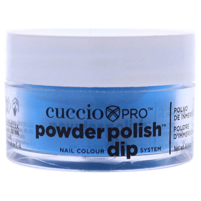 Cuccio Pro Powder Polish Nail Colour Dip System - Neon Blue by Cuccio for Women - 0.5 oz Nail Powder