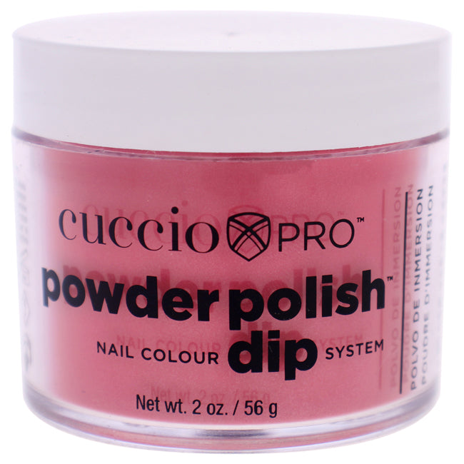 Cuccio Pro Powder Polish Nail Colour Dip System - Rose with Rainbow Mica by Cuccio for Women - 1.6 oz Nail Powder