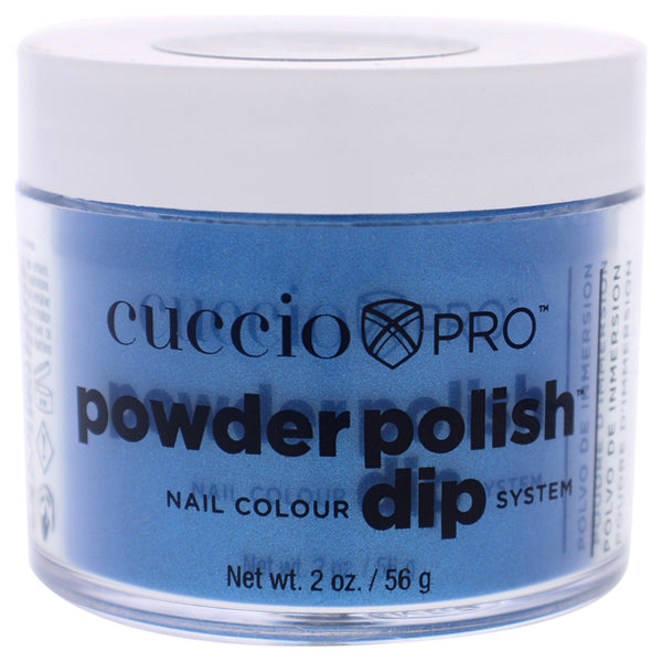 Cuccio Pro Powder Polish Nail Colour Dip System - Deep Blue with Blue Mica by Cuccio for Women - 1.6 oz Nail Powder