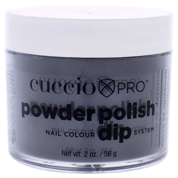 Cuccio Pro Powder Polish Nail Colour Dip System - Dark Blue with Black Undertones by Cuccio for Women - 1.6 oz Nail Powder