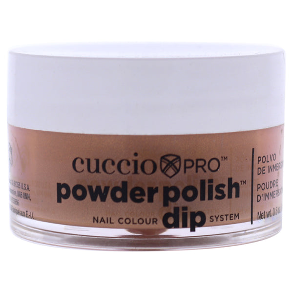 Cuccio Pro Powder Polish Nail Colour Dip System - Brown Sugar by Cuccio for Women - 0.5 oz Nail Powder