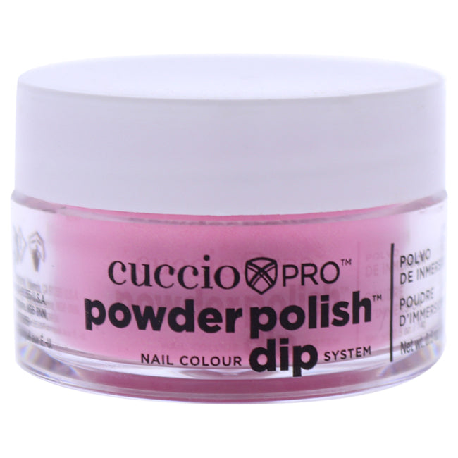 Cuccio Pro Powder Polish Nail Colour Dip System - Bright Pink with Gold Mica by Cuccio for Women - 0.5 oz Nail Powder