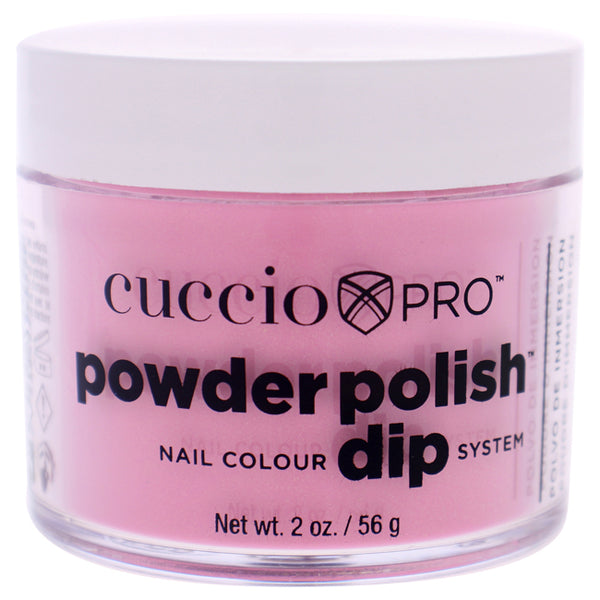 Cuccio Pro Powder Polish Nail Colour Dip System - Bright Pink with Gold Mica by Cuccio for Women - 1.6 oz Nail Powder