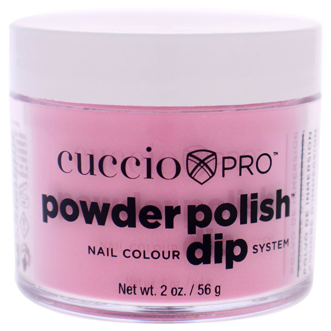 Cuccio Pro Powder Polish Nail Colour Dip System - Bright Pink with Gold Mica by Cuccio for Women - 1.6 oz Nail Powder