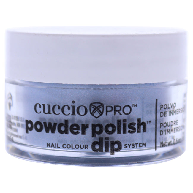 Cuccio Pro Powder Polish Nail Colour Dip System - Blue with Blue Mica by Cuccio for Women - 0.5 oz Nail Powder