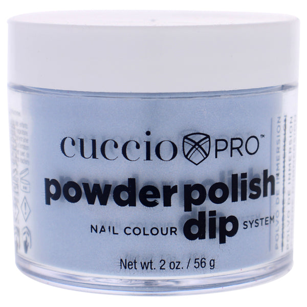 Cuccio Pro Powder Polish Nail Colour Dip System - Blue with Blue Mica by Cuccio for Women - 1.6 oz Nail Powder